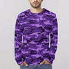 fluorescent Purple Camouflage Long Sleeve Shirt