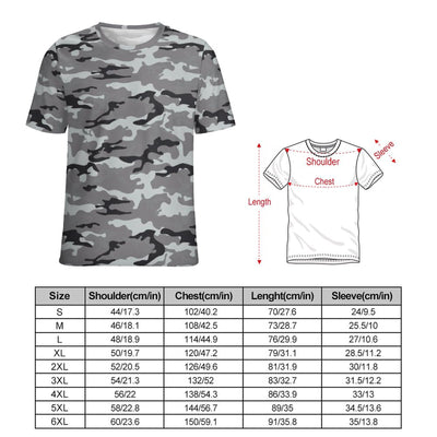 Gray Camouflage T-Shirt