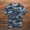 Blue Navy Camouflage T-Shirt