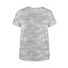 Light Gray Camouflage Women's T-Shirt