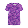 Purple Camouflage Women's T-Shirt