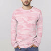 Light Pink Camouflage Long Sleeve Shirt