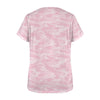 Light Pink Camouflage Women's T-Shirt