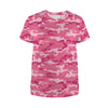 Pink Camouflage Women's T-Shirt