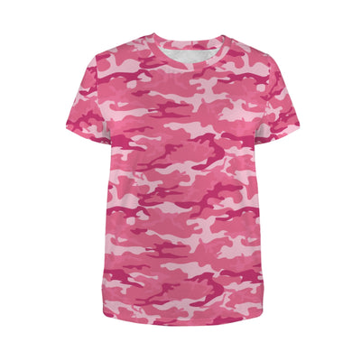 Pink Camouflage Women's T-Shirt