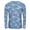 Light Blue Camouflage Long Sleeve Shirt