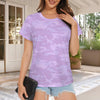 Light Purple Camouflage Women's T-Shirt