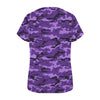 fluorescent Purple Camouflage Women's T-Shirt