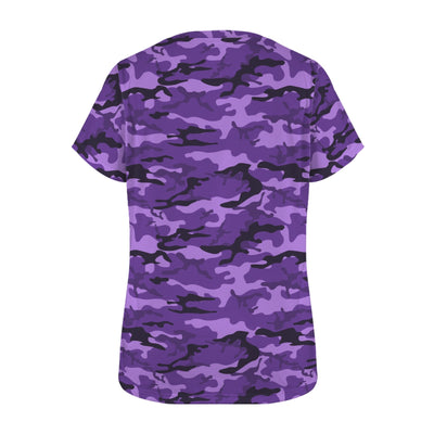 fluorescent Purple Camouflage Women's T-Shirt