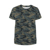 Dark Woodland Camouflage Women's T-Shirt