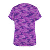 Purple Camouflage Women's T-Shirt
