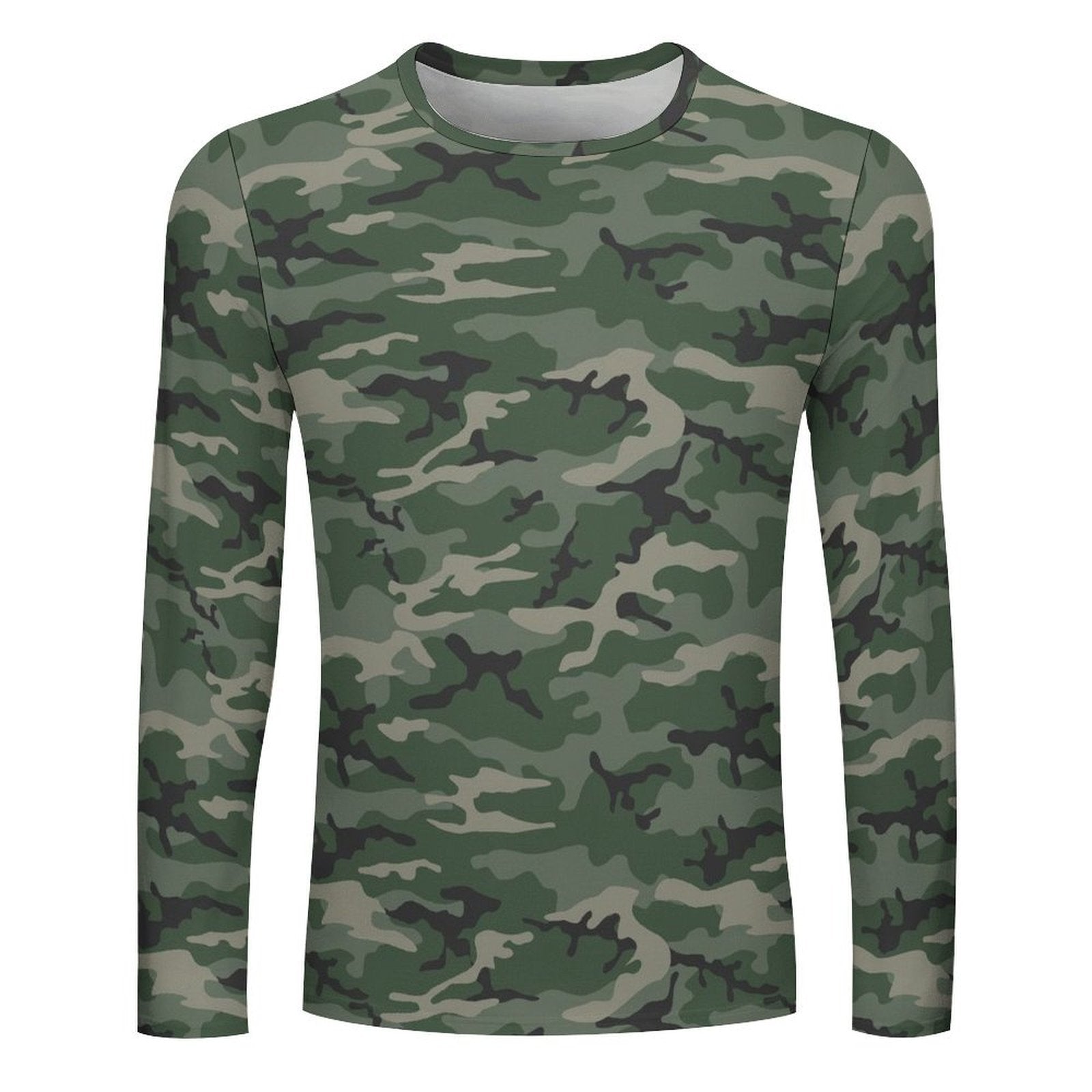 Woodland Camouflage Long Sleeve Shirt