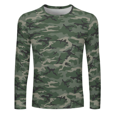 Woodland Camouflage Long Sleeve Shirt