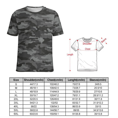 Gray Camouflage T-Shirt