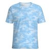 Light Blue Camouflage Men's T-Shirt
