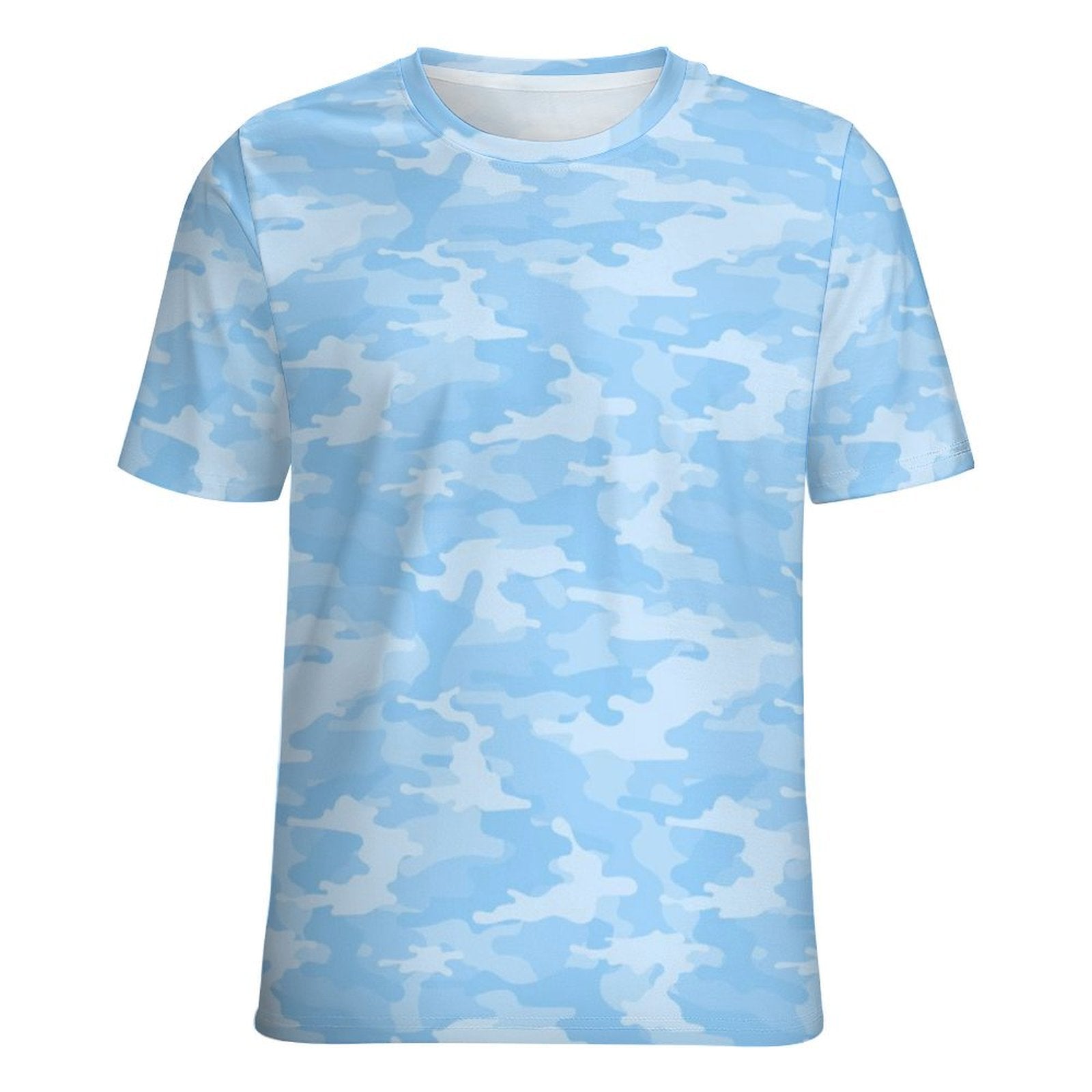 Light Blue Camouflage Men's T-Shirt