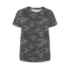 Dark Gray Camouflage Women's T-Shirt