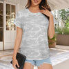 Light Gray Camouflage Women's T-Shirt