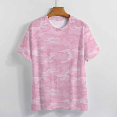 Light Pink Camouflage T-Shirt