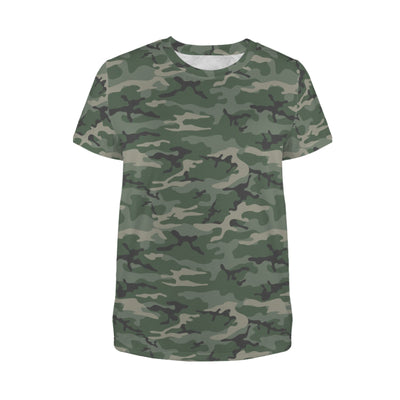 Woodland Camouflage Women's T-Shirt