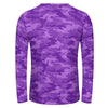 fluorescent Purple Camouflage Long Sleeve Shirt