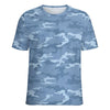 Light Blue Camouflage T-Shirt
