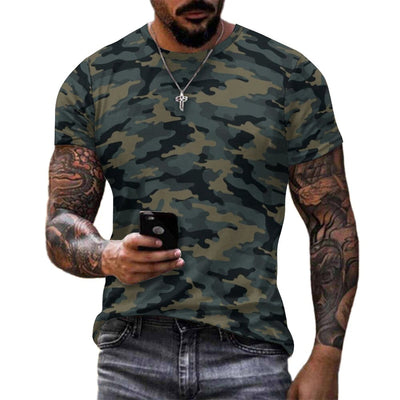 Dark Woodland Camouflage T-Shirt
