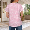 Light Pink Camouflage Women's T-Shirt