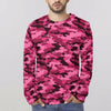 Pink Camouflage Long Sleeve Shirt