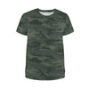 Dark Woodland Camouflage Women's T-Shirt