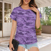 Purple Camouflage Women's T-Shirt