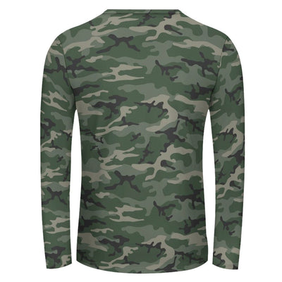 Woodland Camouflage Long Sleeve Shirt