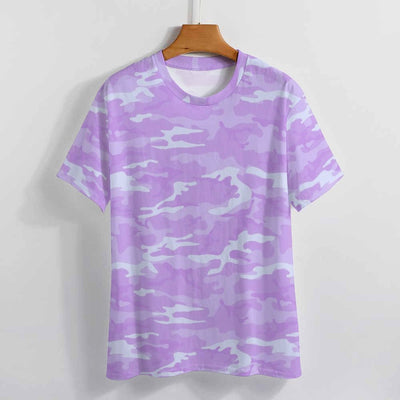 Light Purple Camouflage T-Shirt