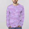 Light Purple Camouflage Long Sleeve Shirt