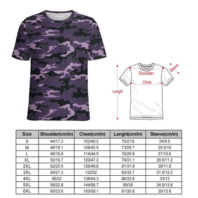 Dark Purple Camouflage T-Shirt