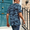 Blue Navy Camouflage T-Shirt