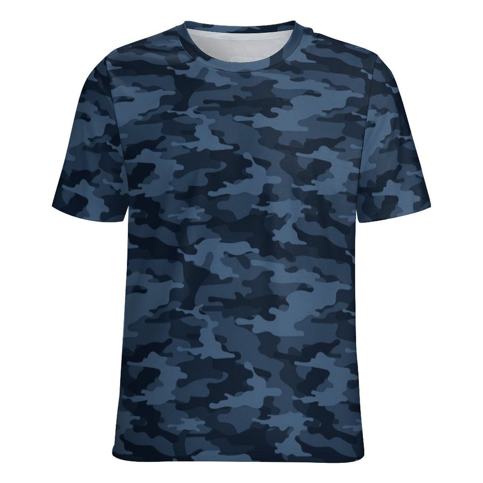Dark Blue Navy Camouflage T-Shirt