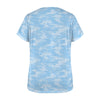 Light Blue Camouflage Women's T-Shirt