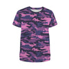 fluorescent Pink Camouflage Women's T-Shirt