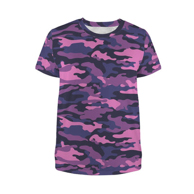 fluorescent Pink Camouflage Women's T-Shirt
