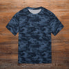 Dark Blue Navy Camouflage T-Shirt