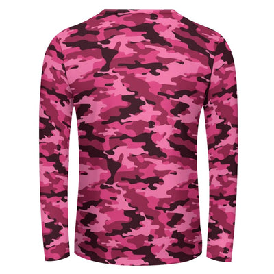 Pink Camouflage Long Sleeve Shirt