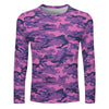 Purple Camouflage Long Sleeve Shirt