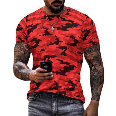 Red Camouflage T-Shirt