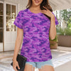 Purple Camouflage Women's T-Shirt