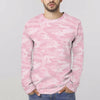 Light Pink Camouflage Long Sleeve Shirt