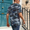 Blue Navy Camouflage T-Shirt