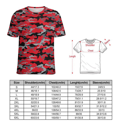 Red Camouflage T-Shirt