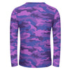 fluorescent Pink Purple Camouflage Long Sleeve Shirt