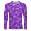 fluorescent Purple Camouflage Long Sleeve Shirt